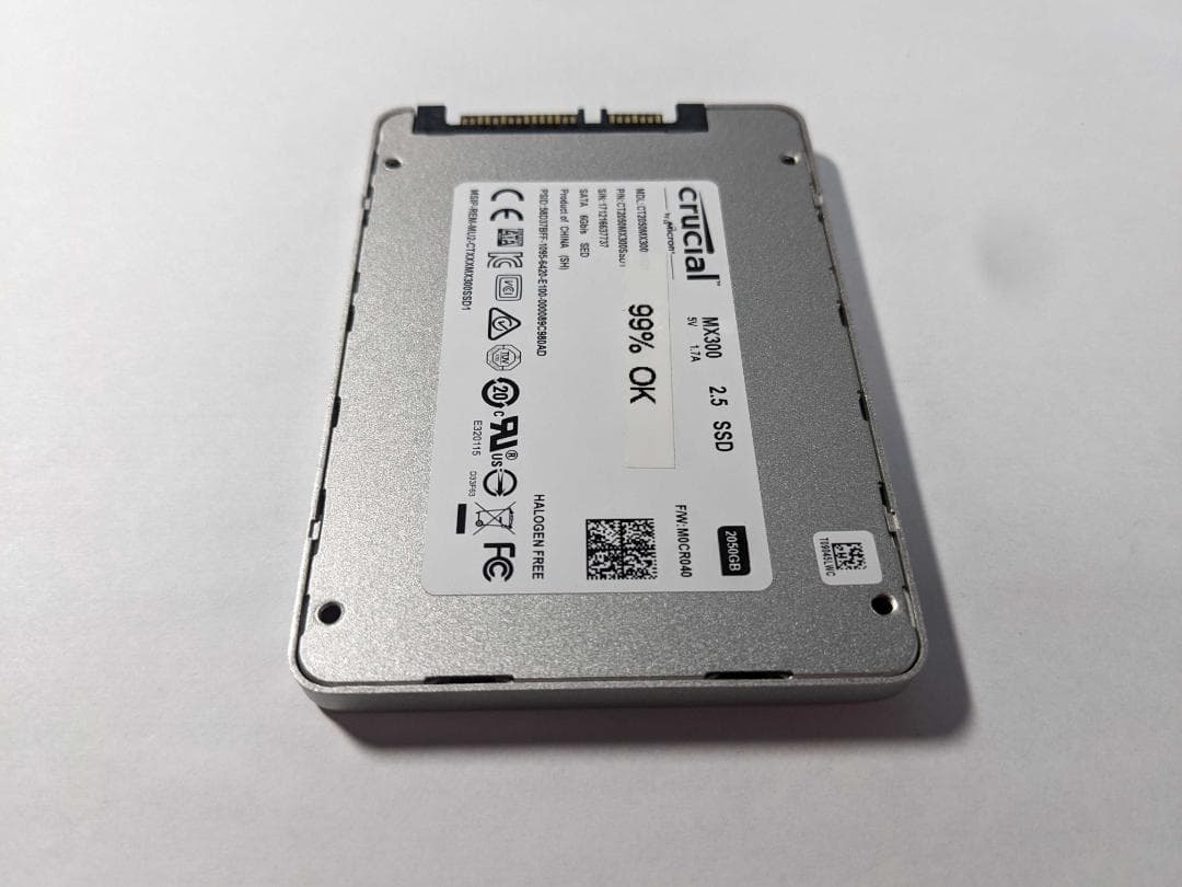 N*n様 Crucial CT2050 MX300 SSD : 2050.4 G