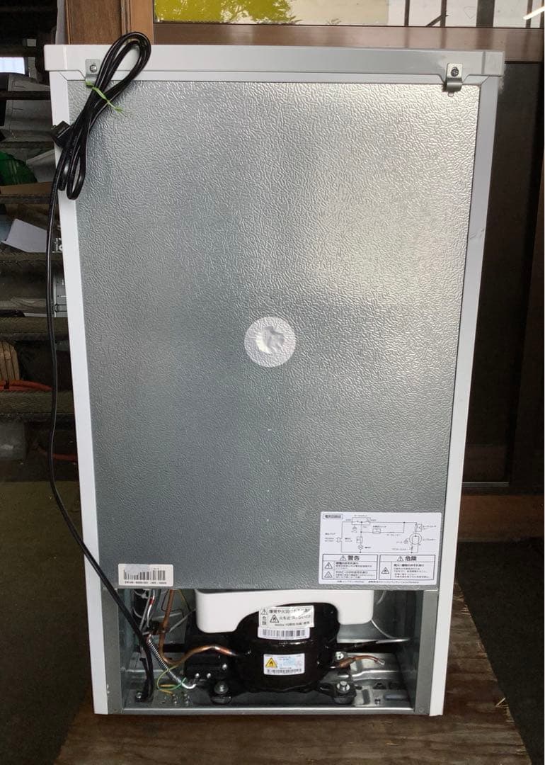 らら 2Ｄ冷蔵庫 アイリス KRSD-9A-W 90L 19年製 ホワイト