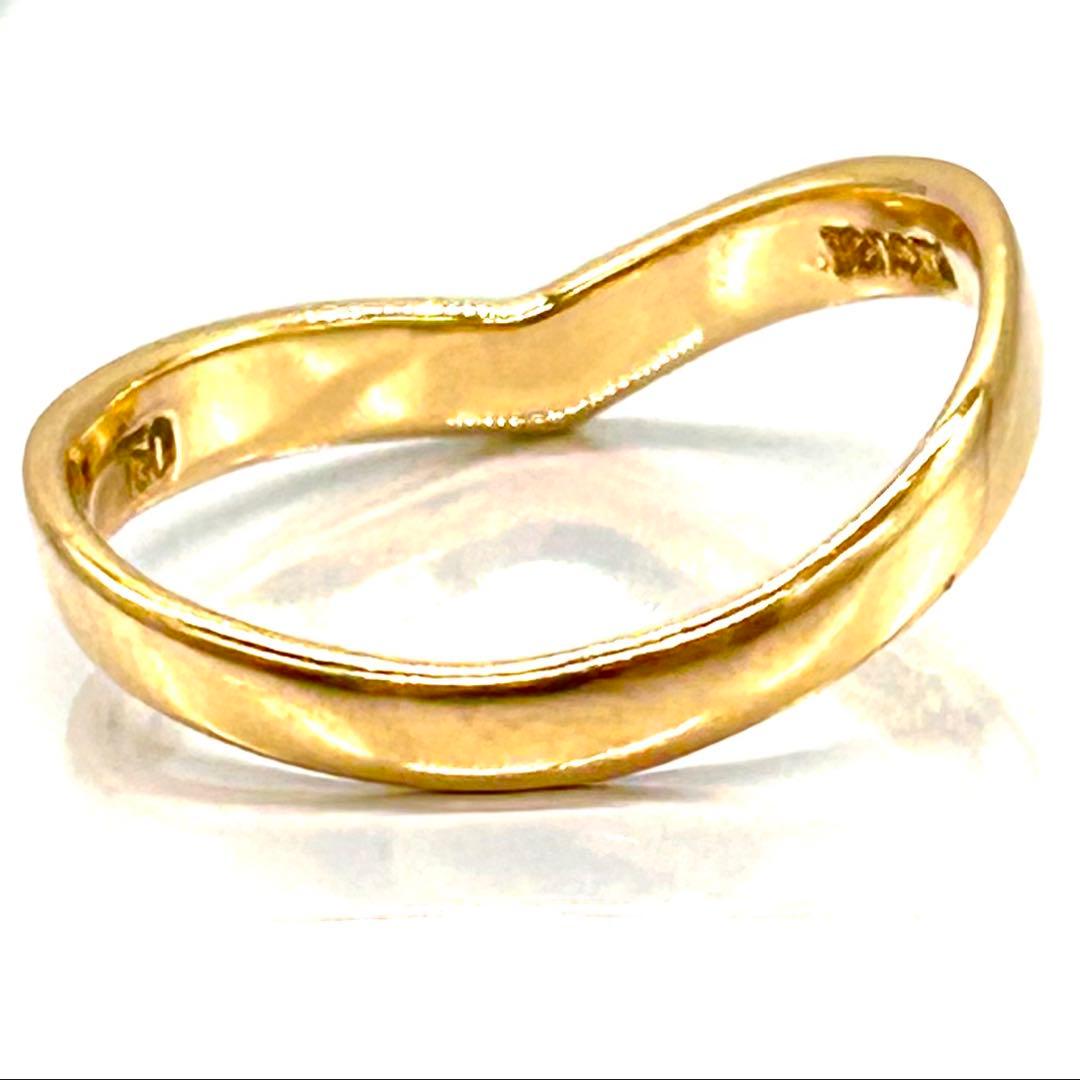 いちごみるく　 renoma レノマ K18 ゴールド リング 12号