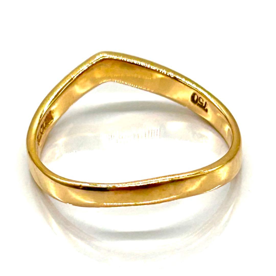 いちごみるく　 renoma レノマ K18 ゴールド リング 12号