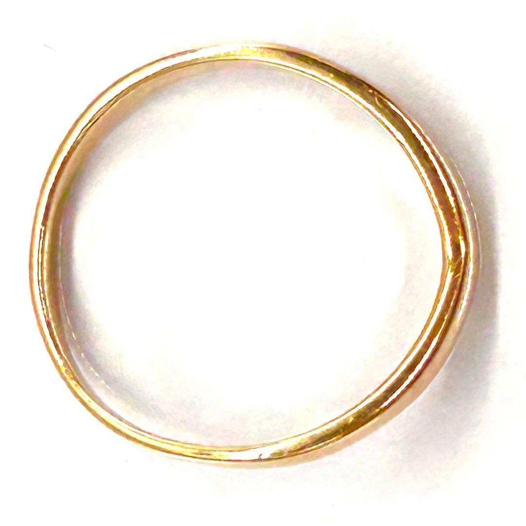 いちごみるく　 renoma レノマ K18 ゴールド リング 12号