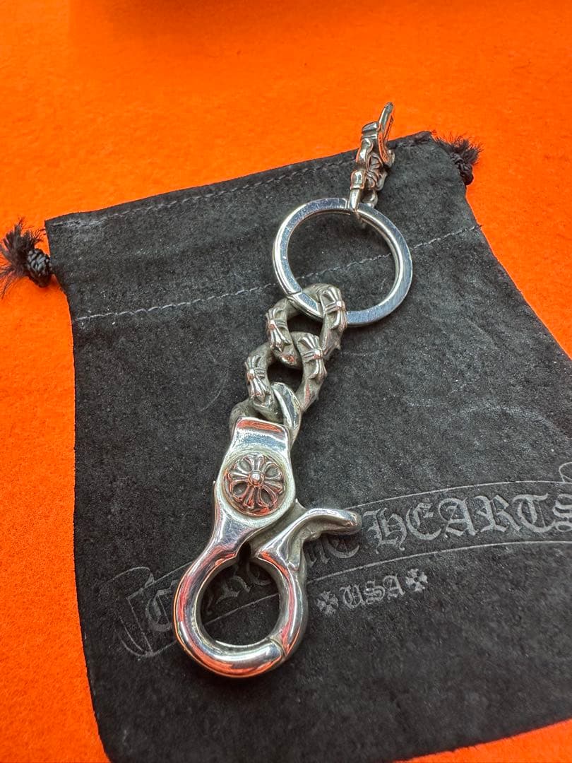本物!!美品‼︎クロムハーツ　キーチェーン　ショート財布　ウォレット
