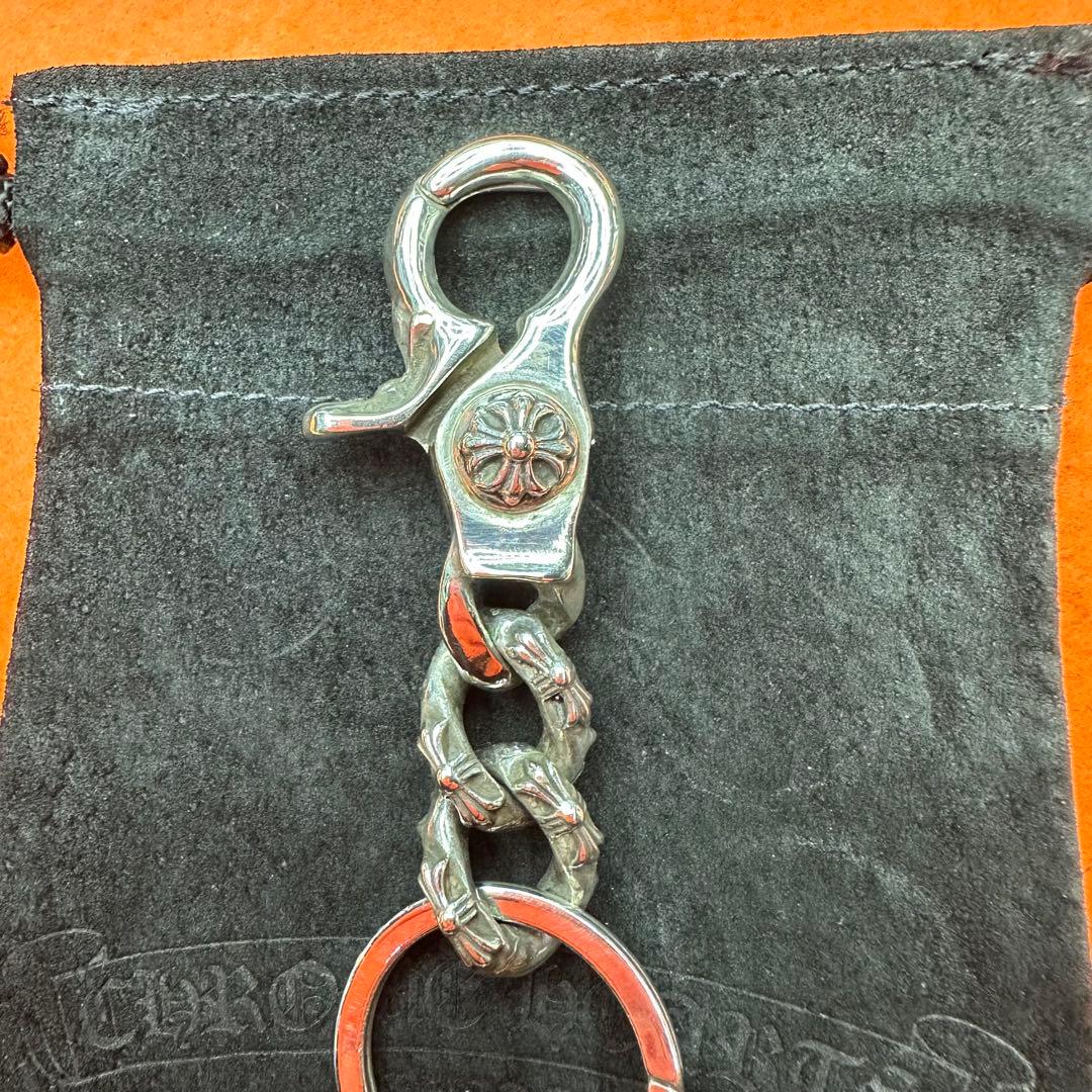 本物!!美品‼︎クロムハーツ　キーチェーン　ショート財布　ウォレット