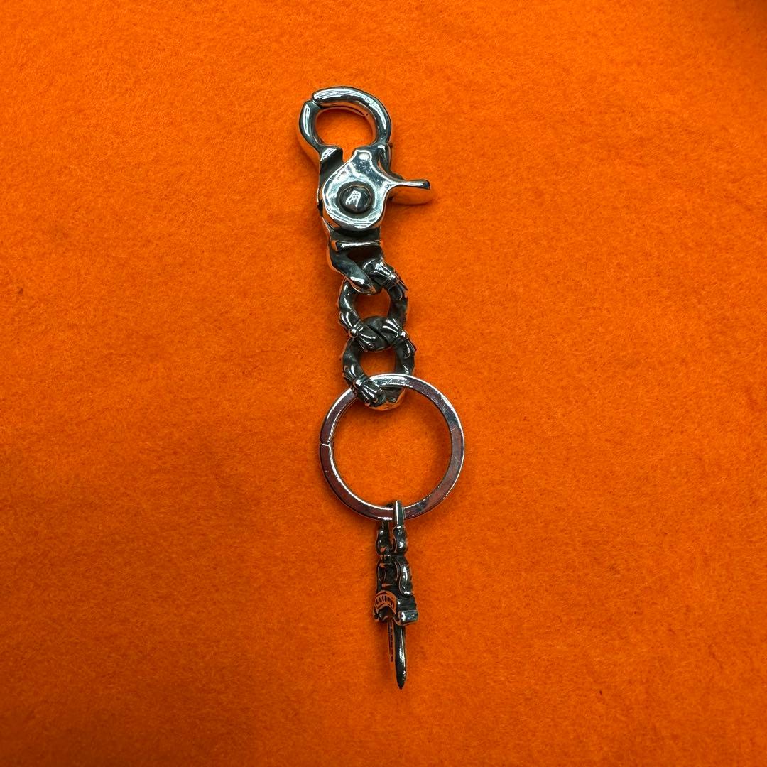 本物!!美品‼︎クロムハーツ　キーチェーン　ショート財布　ウォレット