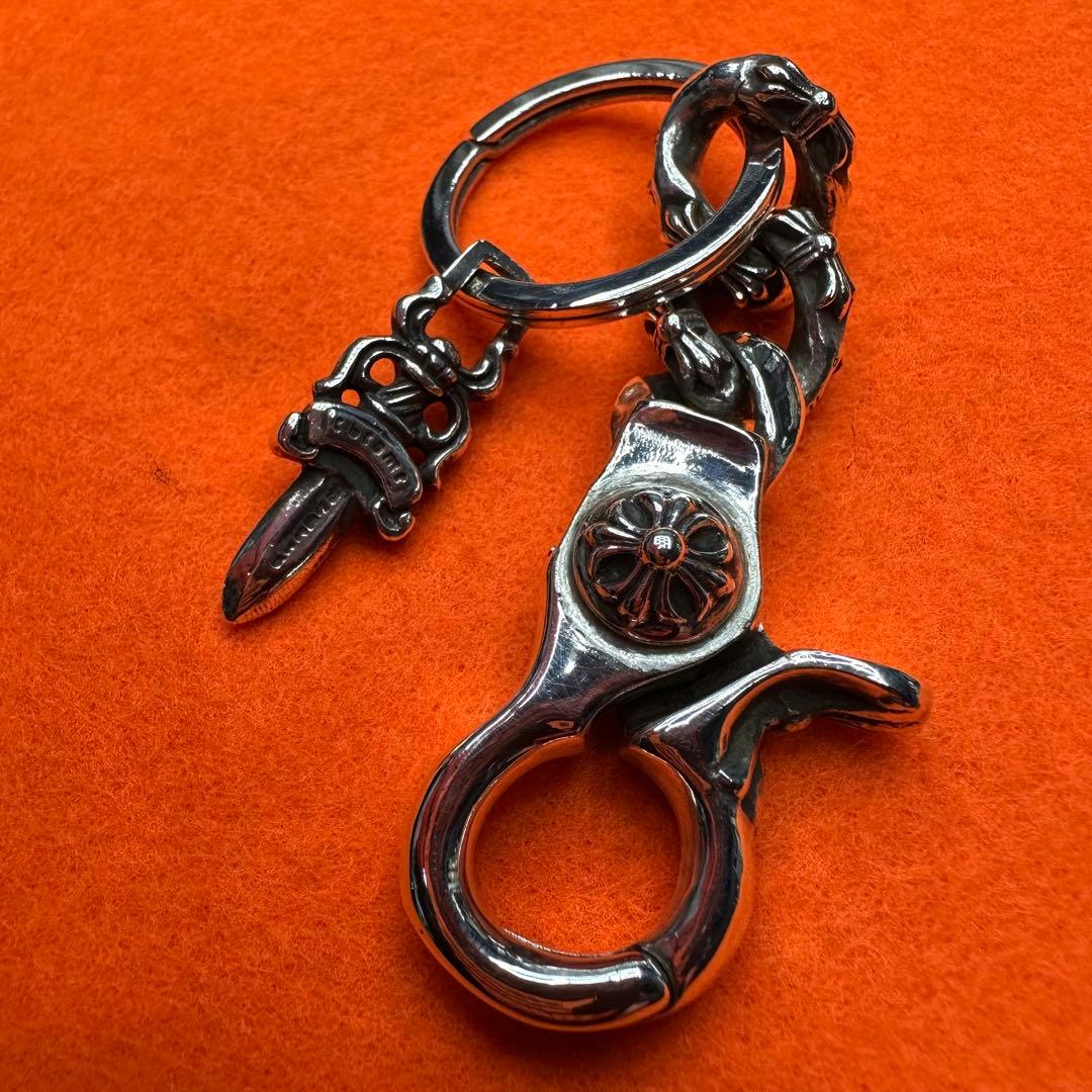 本物!!美品‼︎クロムハーツ　キーチェーン　ショート財布　ウォレット