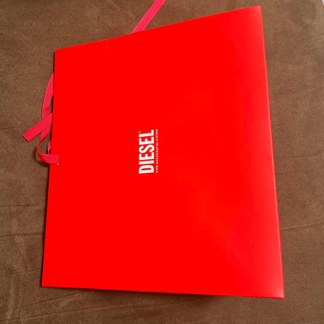 DIESEL 黒 合成皮革 ベルト　リバーシブル