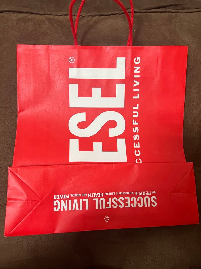 DIESEL 黒 合成皮革 ベルト　リバーシブル