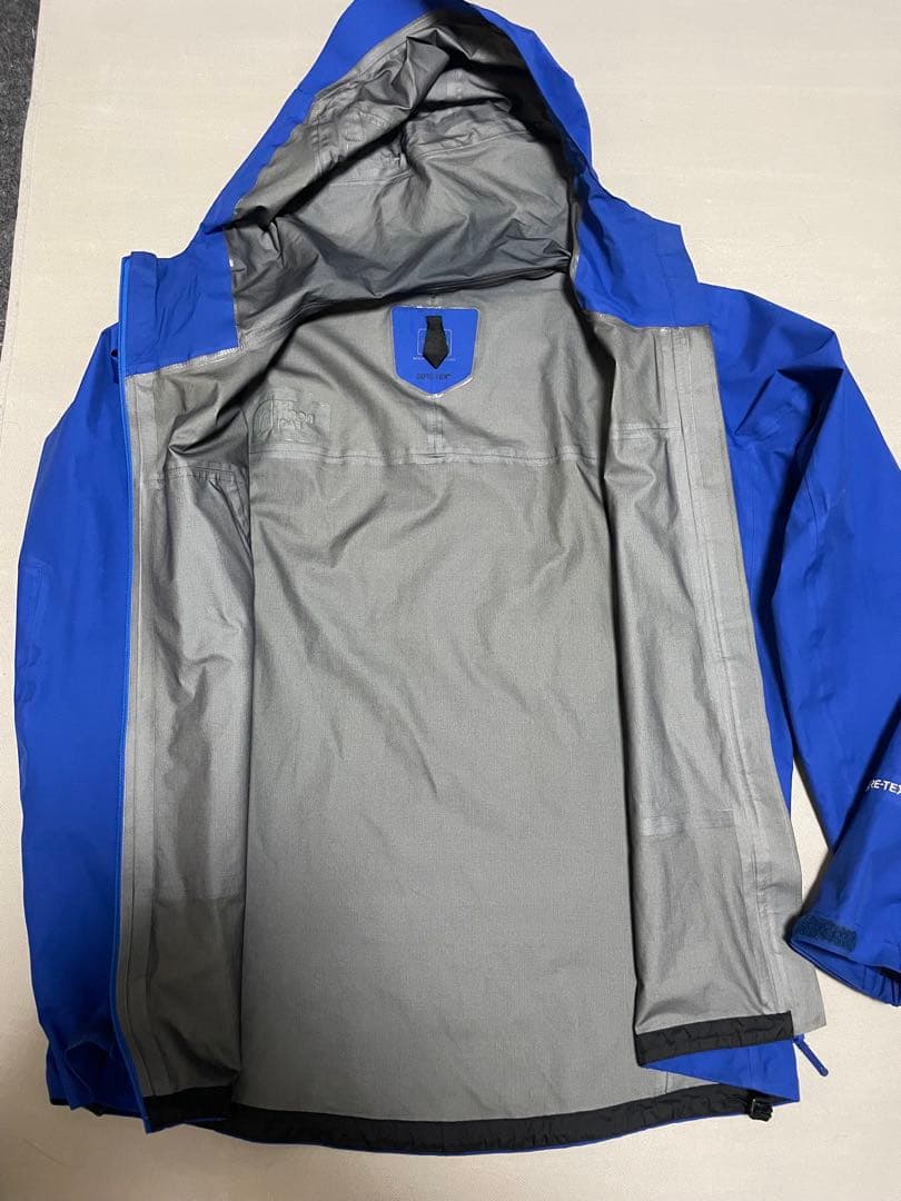 THE NORTH FACE クライムライトジャケット ブルー L 刺繍ロゴ