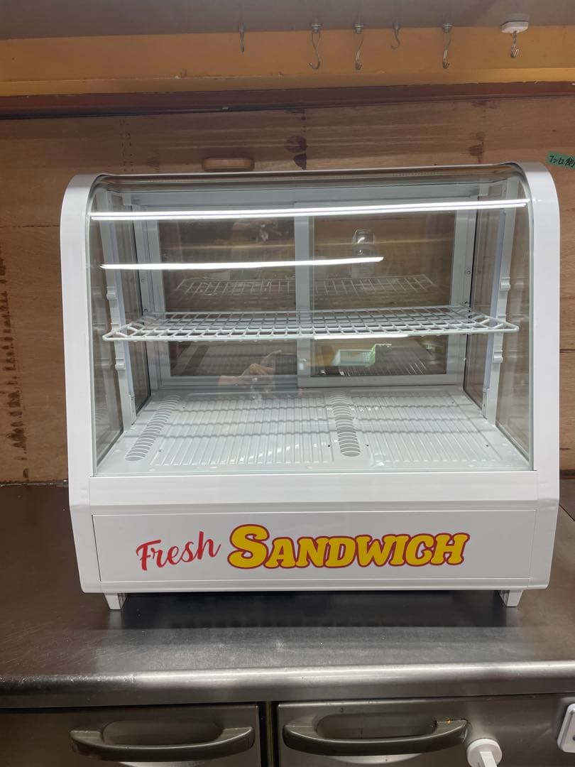 冷蔵　ショーケース ドリンクショーケース　中型 ホワイト　美品　冷蔵庫