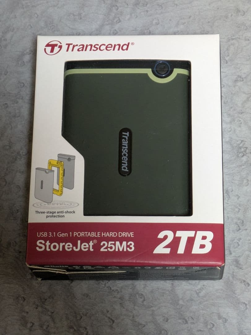 ★ Transcend StoreJet 25M3 外付けHDD 2TB