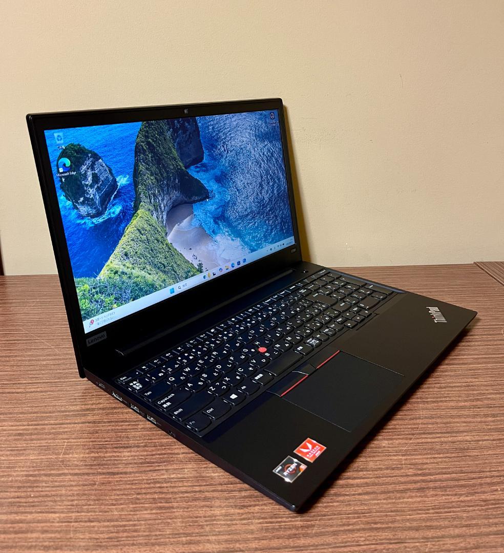 大画面、Thinkpad E585、AMD Ryzen 5、8GB/128GB