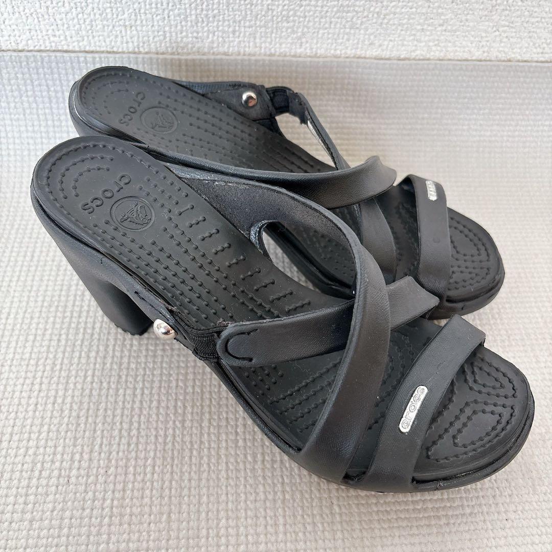 【美品】廃盤品！クロックス サイプラス W6 ブラック