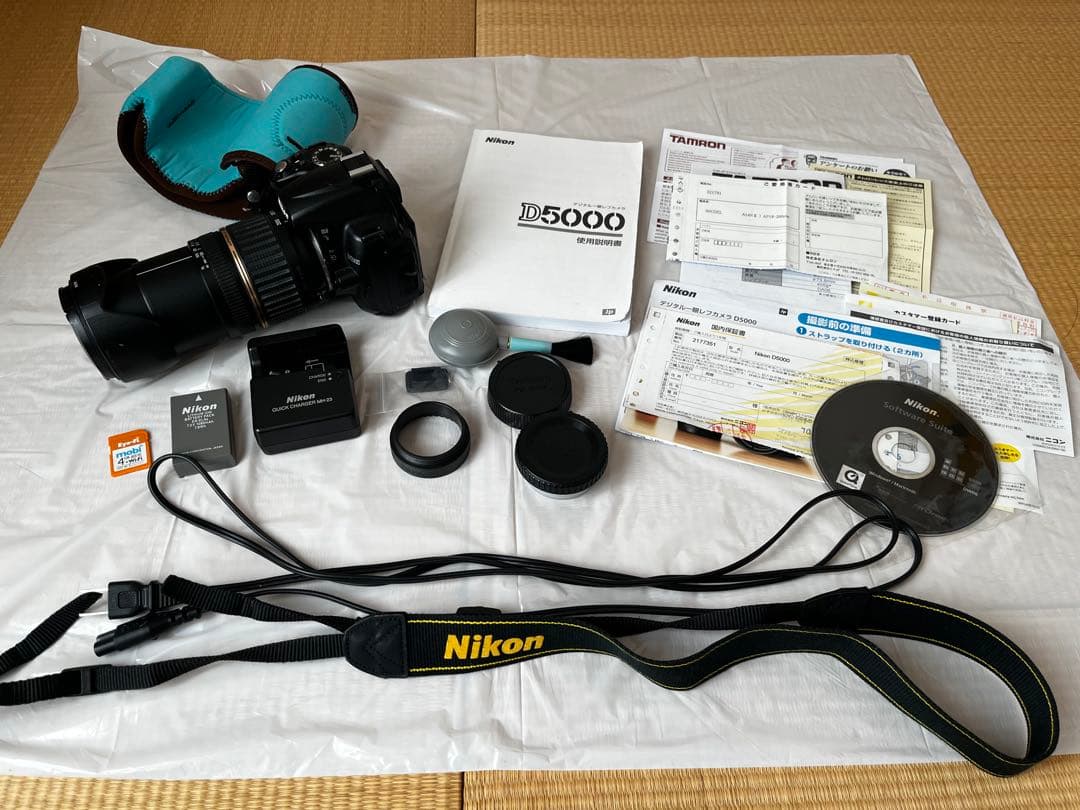 デジタル一眼レフNikon D5000＆タムロン高倍率ズームレンズセット