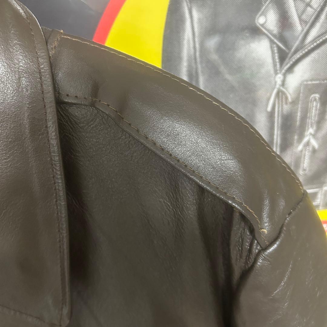 80’s Sears シアーズローバック フライトレザージャケット サイズ46