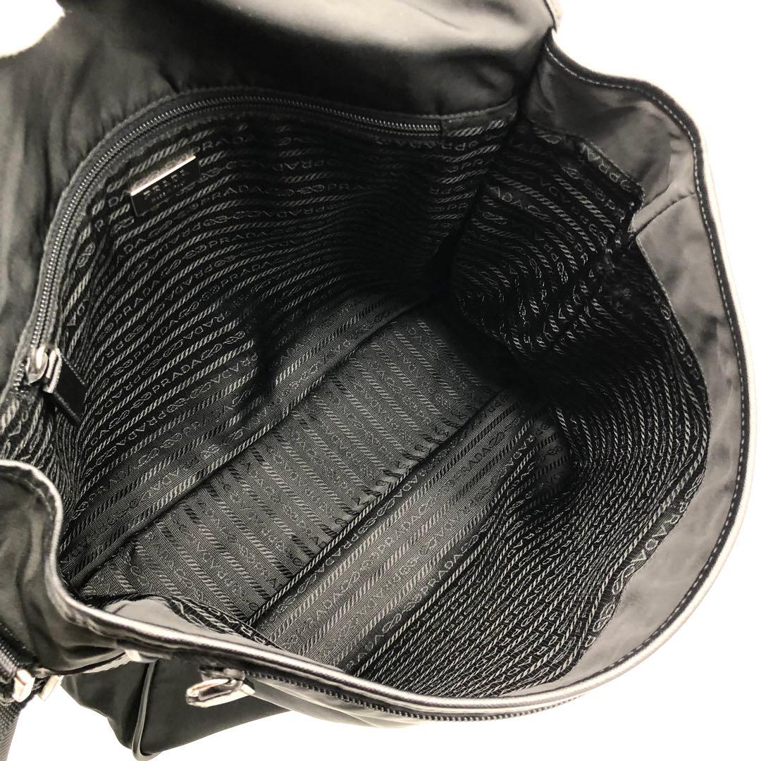 【極上美品・使用感少ない✨】プラダ　メッセンジャーバッグ　サフィアーノ　ナイロン