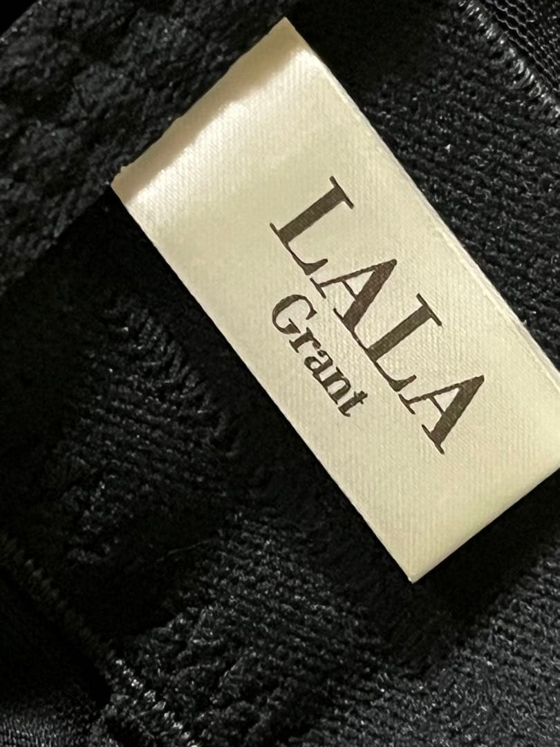 LALA Grant 黒 レースハイウェストガードル　70