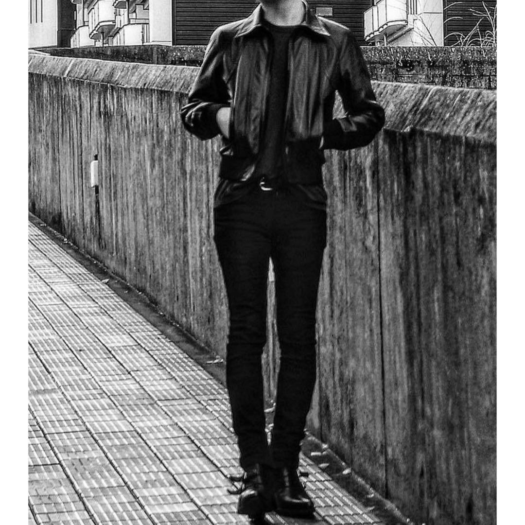 23SS Celine シングルレザージャケット 44 セリーヌ エディスリマン