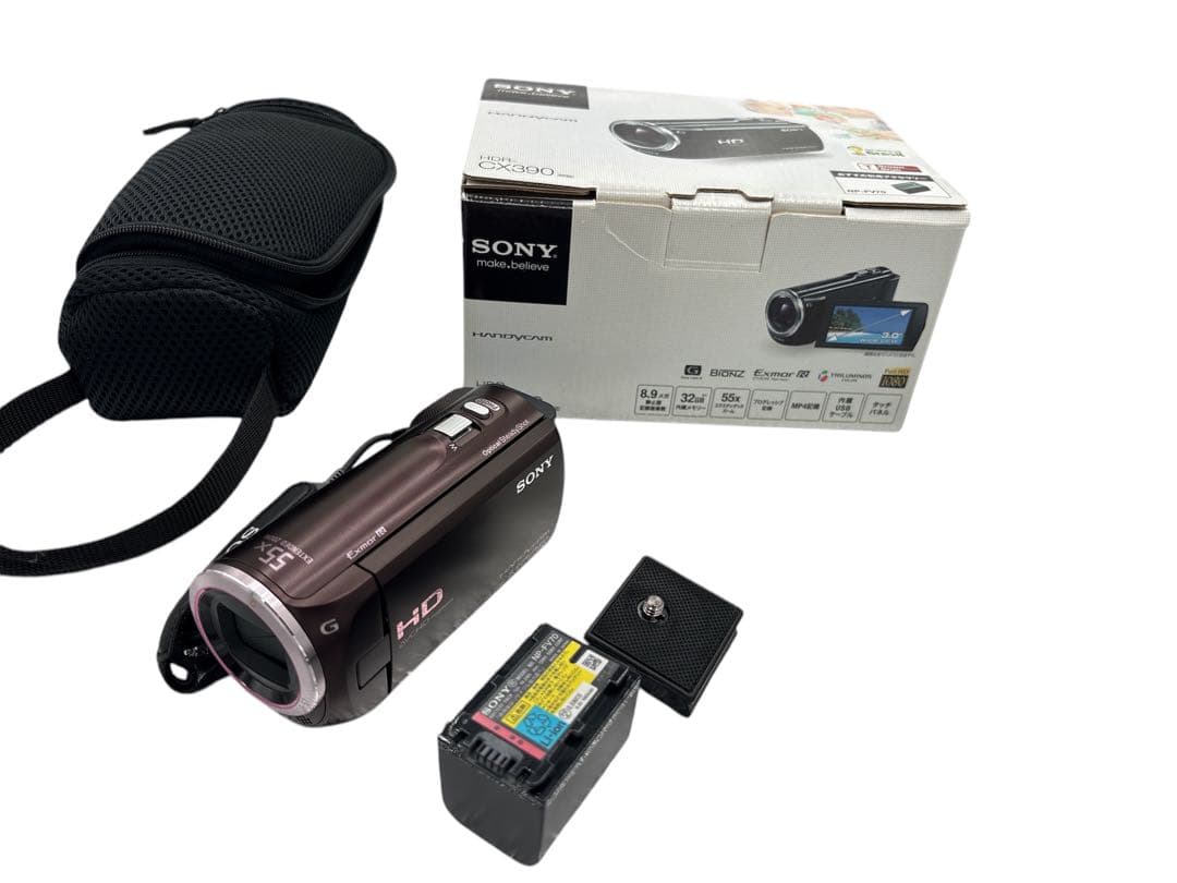 【美品】SONY ソニーデジタルHDビデオカメラレコーダーHDR-CX390