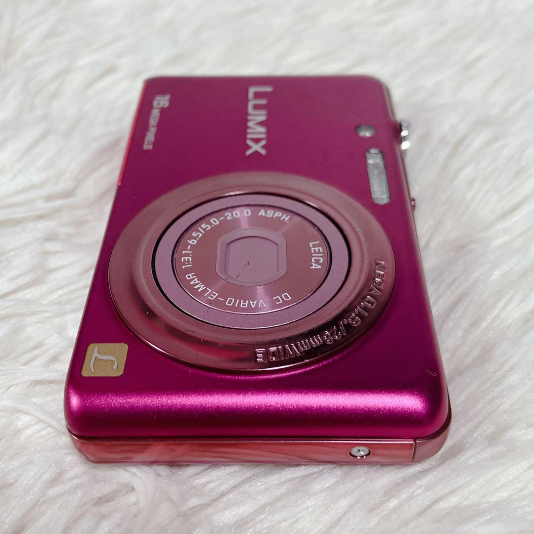 【美品】 Panasonic パナソニック DMC-FH7 デジカメ ピンク