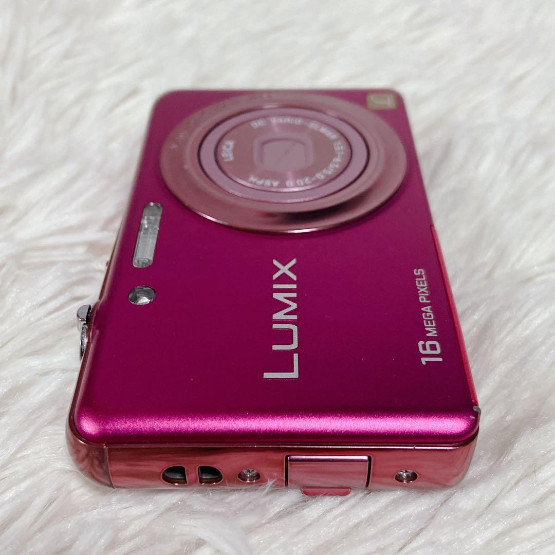 【美品】 Panasonic パナソニック DMC-FH7 デジカメ ピンク