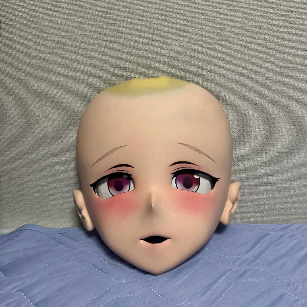 即納 全頭マスク 我妻由乃　2個顔交換コスプレ 着ぐるみkigurumi