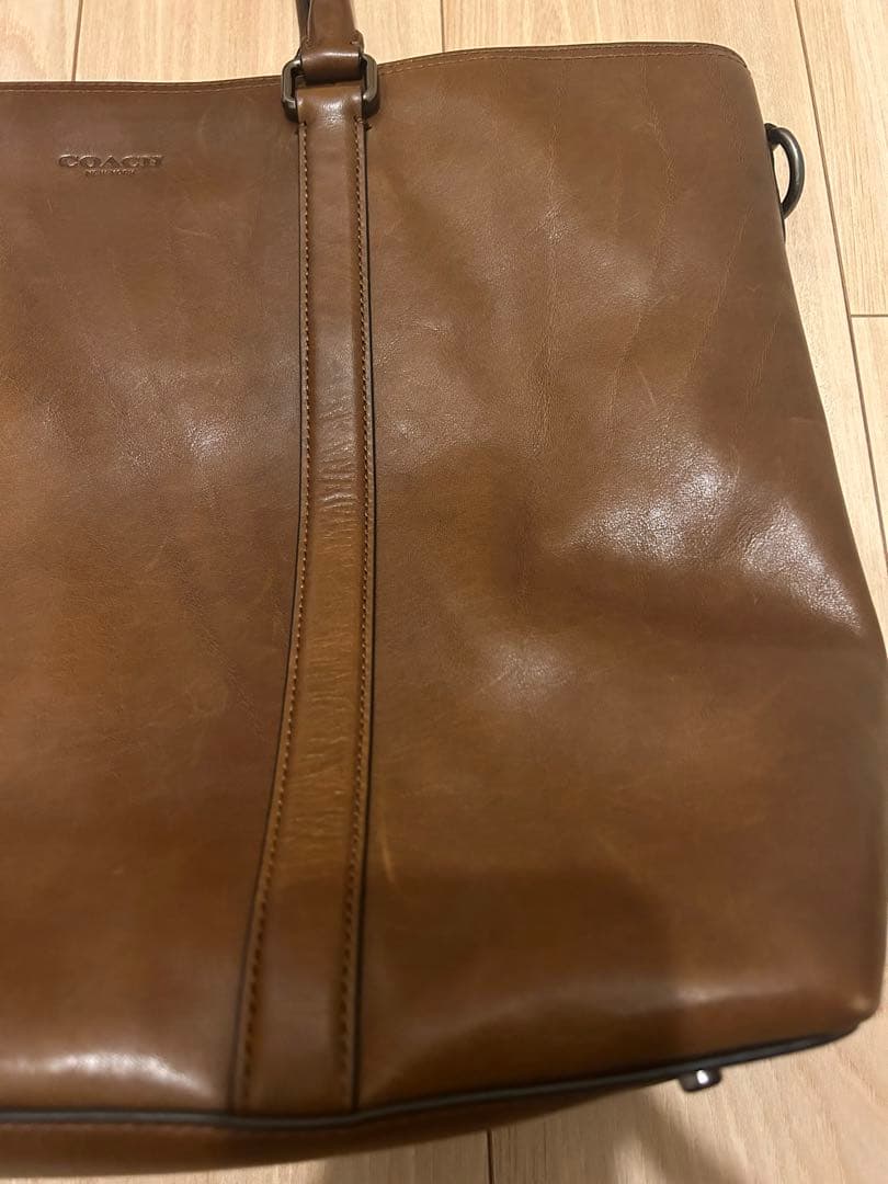 COACH コーチ 2way メトロポリタン ビジネスバッグ 茶