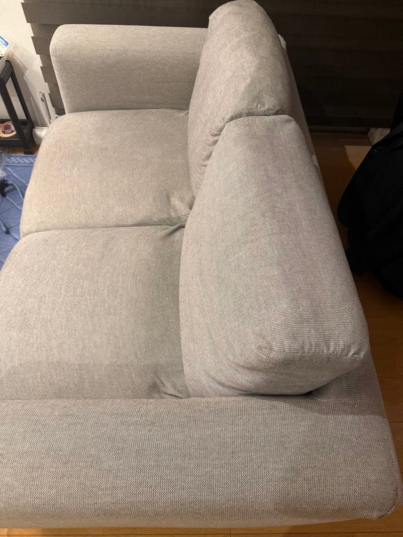 無印良品 ソファ フェザー ポケットコイル 2シーター