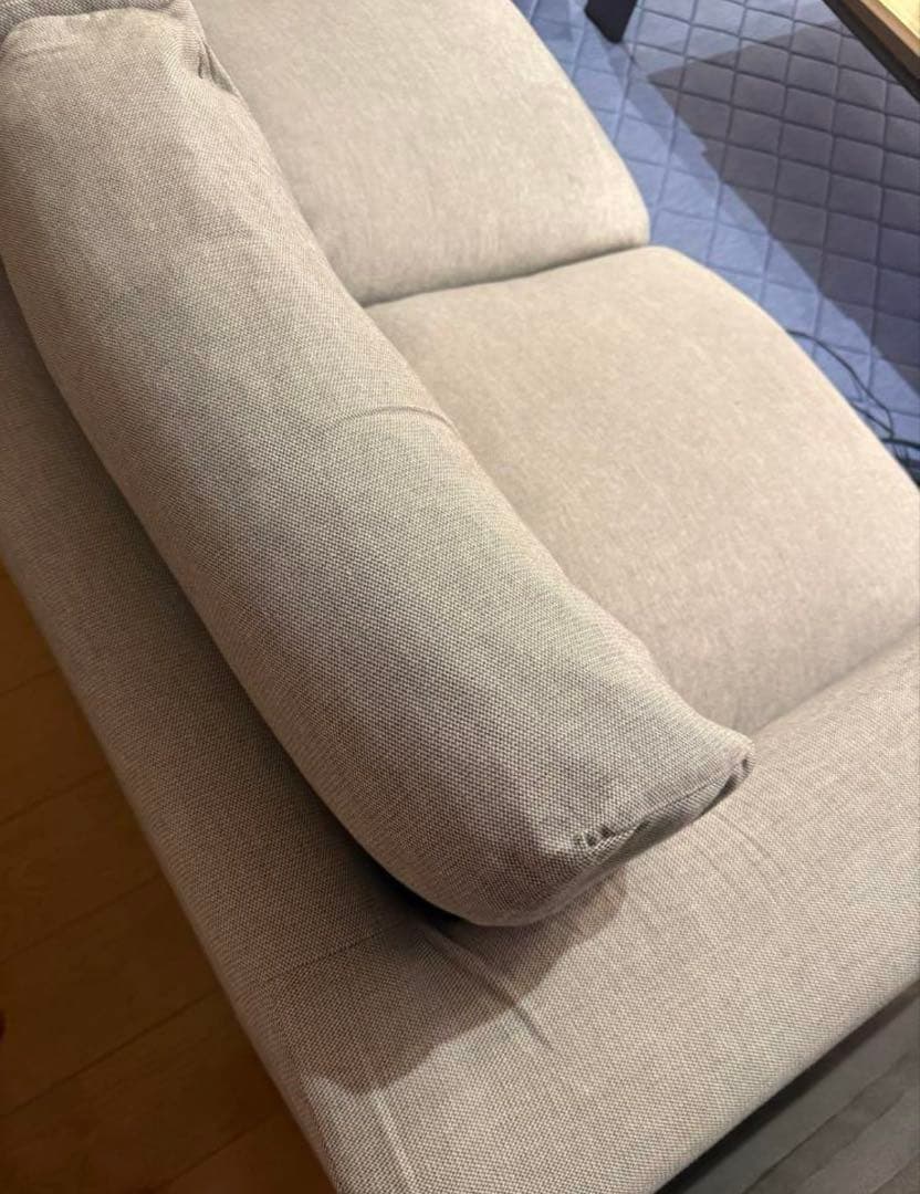 無印良品 ソファ フェザー ポケットコイル 2シーター