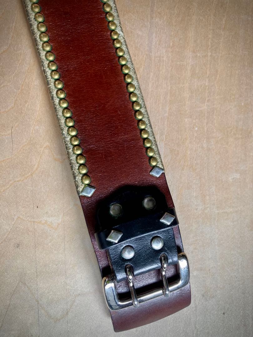 WOLF'S HEAD 50mm レザーブレスレット ウルフズヘッド