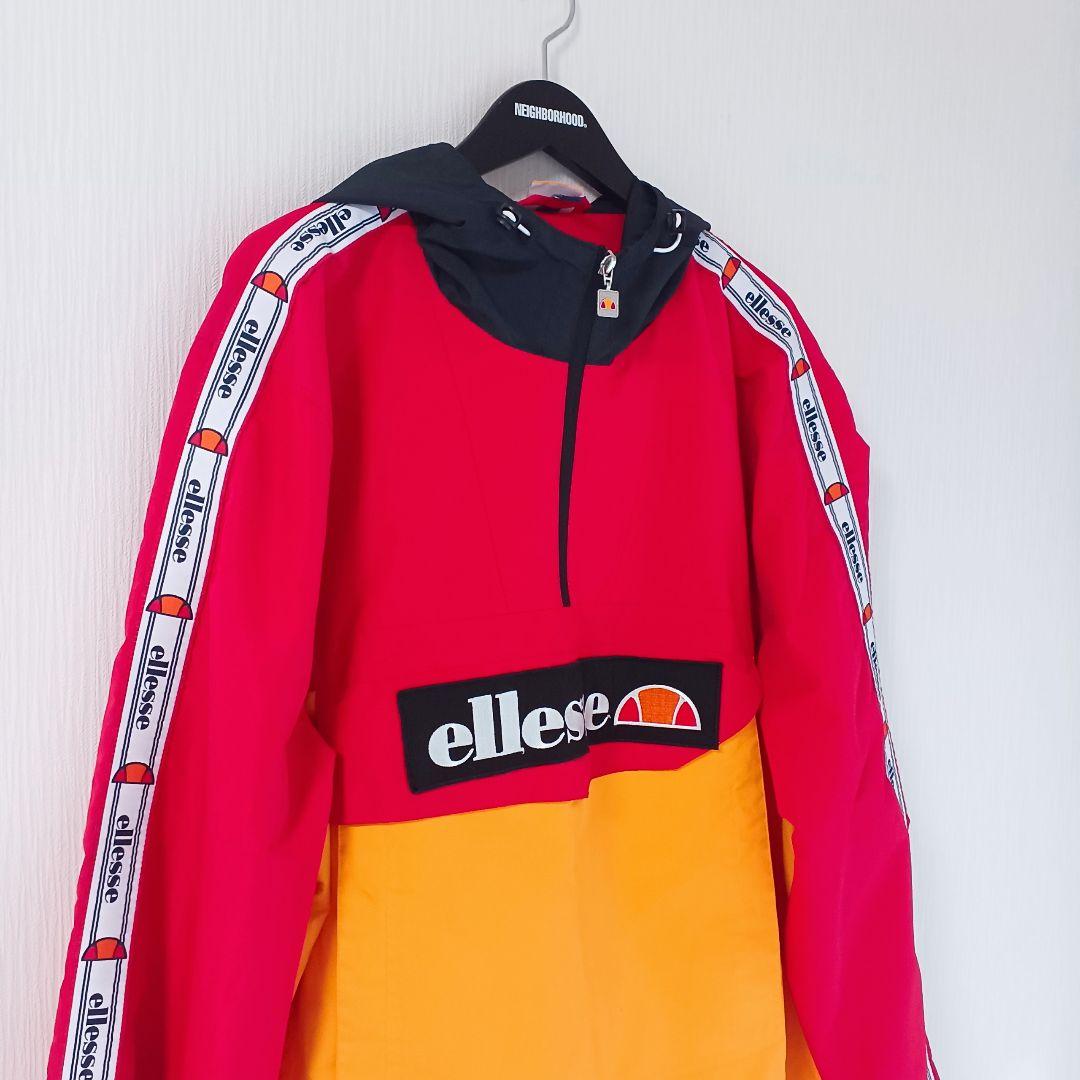 ellesse 90'sアノラックパーカー エレッセ　ナイロンジャケット
