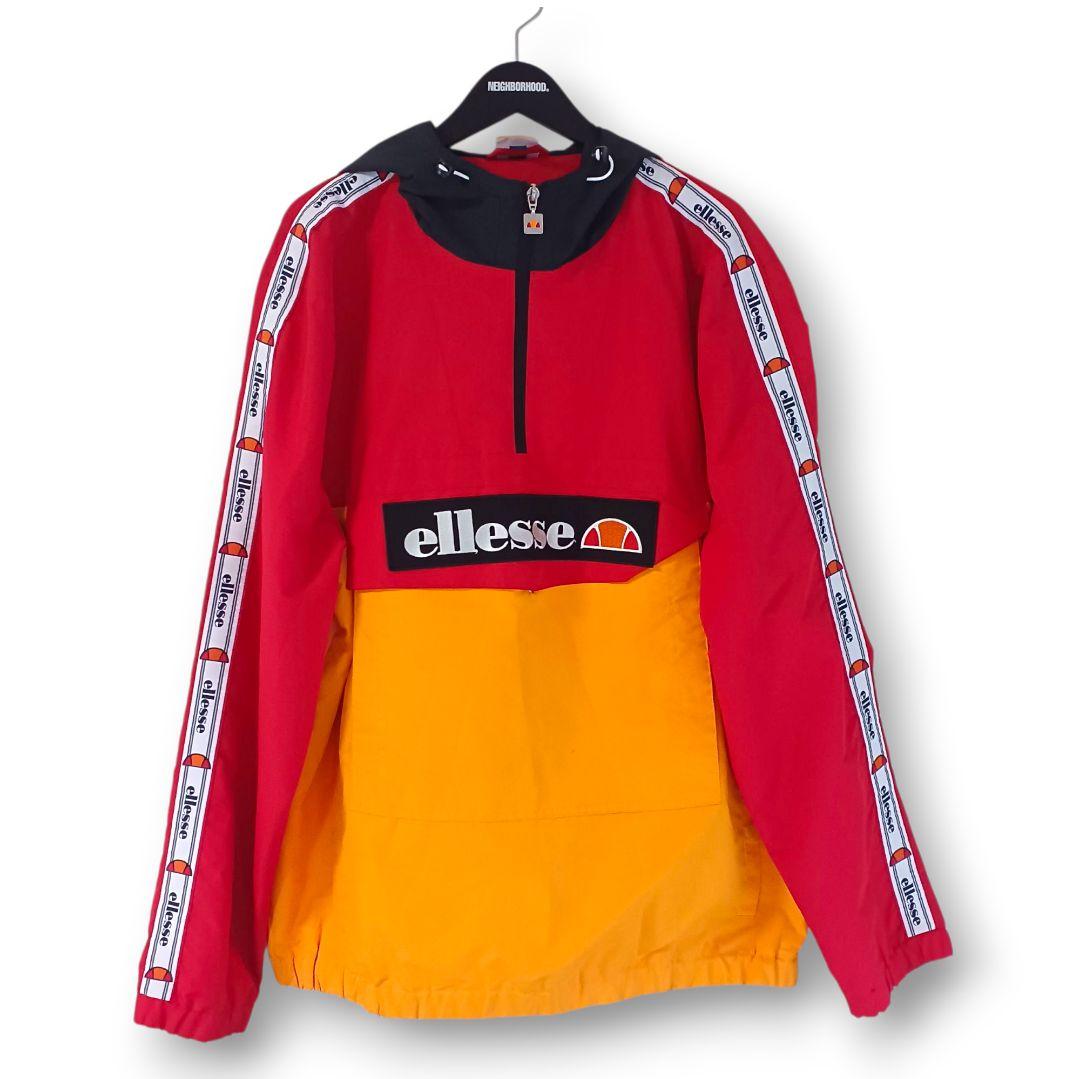 ellesse 90'sアノラックパーカー エレッセ　ナイロンジャケット