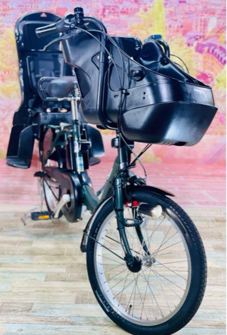 K2251 電動自転車パナソニック ギュット 子供乗せ 20インチ 送料無料