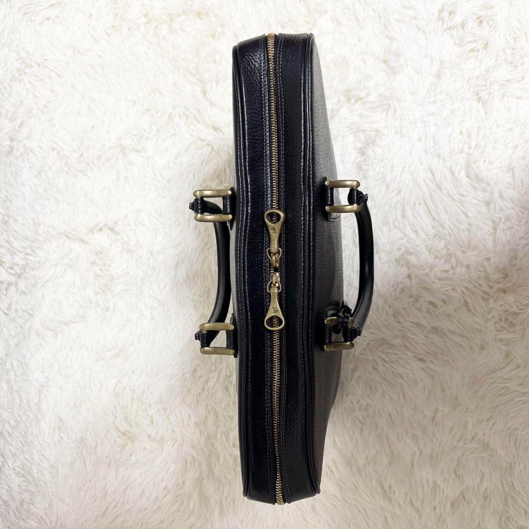 美品✨ トフアンドロードストーン トートバッグ ビジネス A4 レザー ブラック