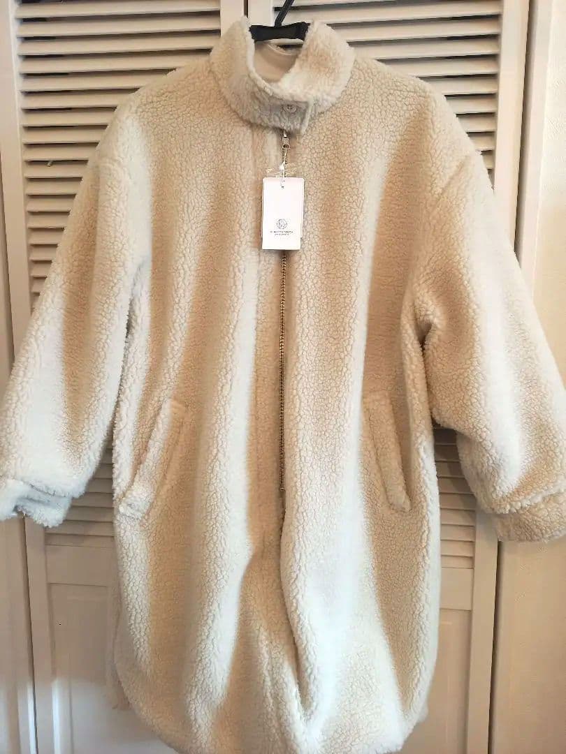 新品UNITED ARROWS　リバーシブルボアコートロングコート