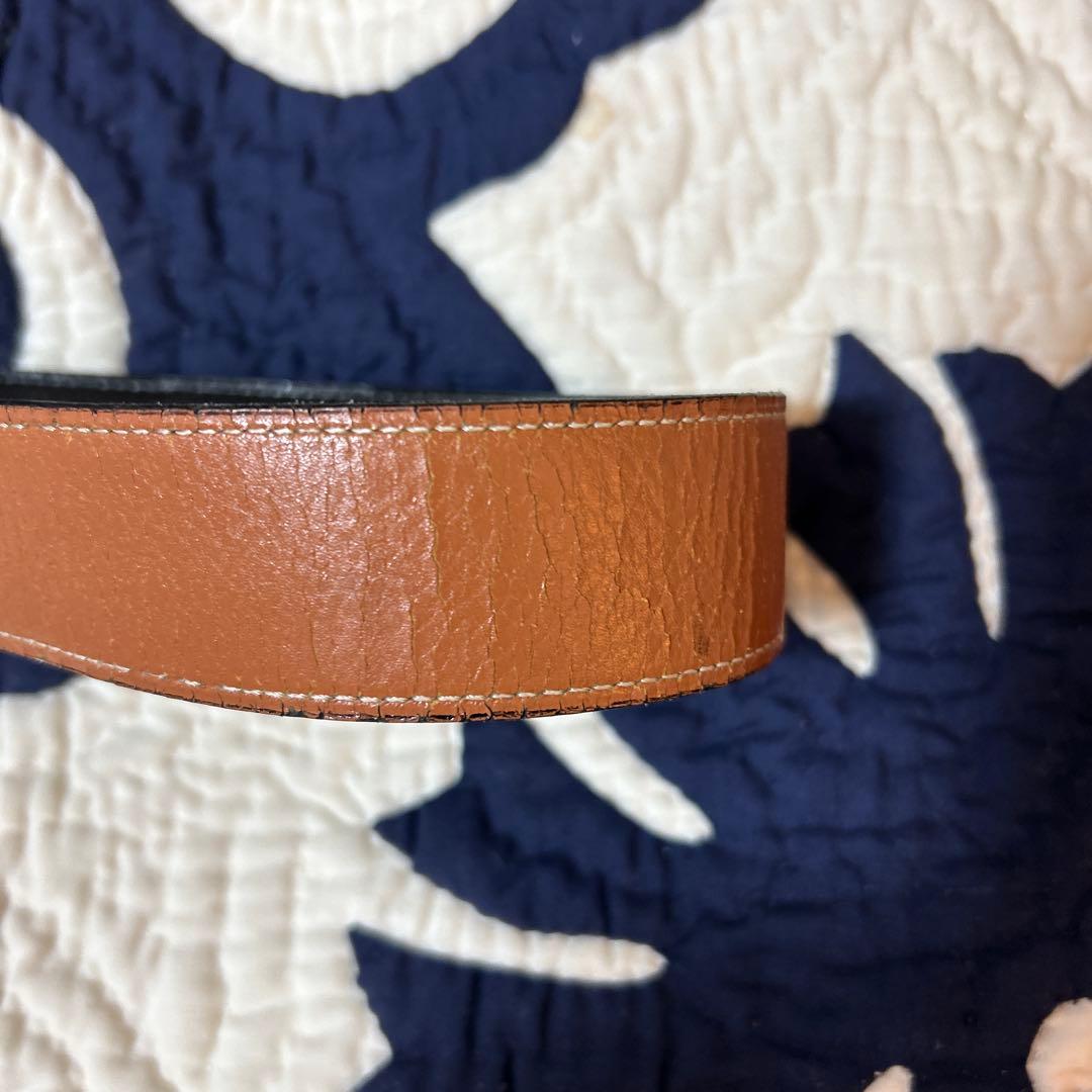 HERMÈS レザー ベルト リバーシブル