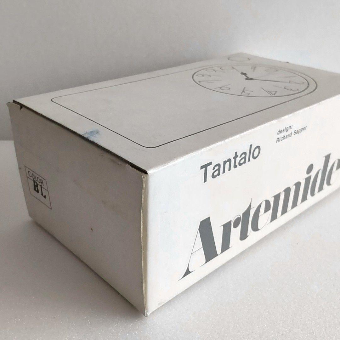 Artemide Tantalo 置時計 ブラック 元箱 説明書