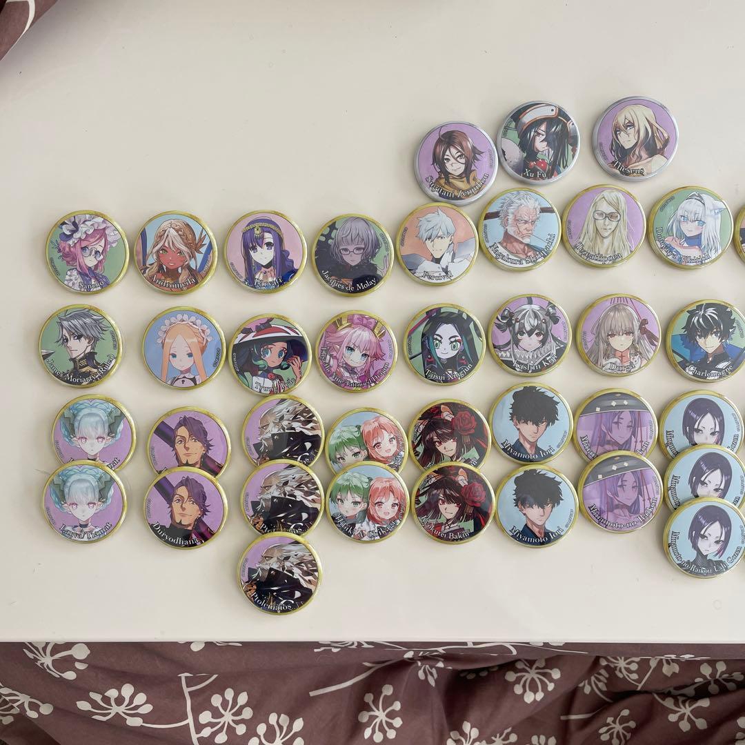 FGO 英霊召喚缶バッジ 61個　セット