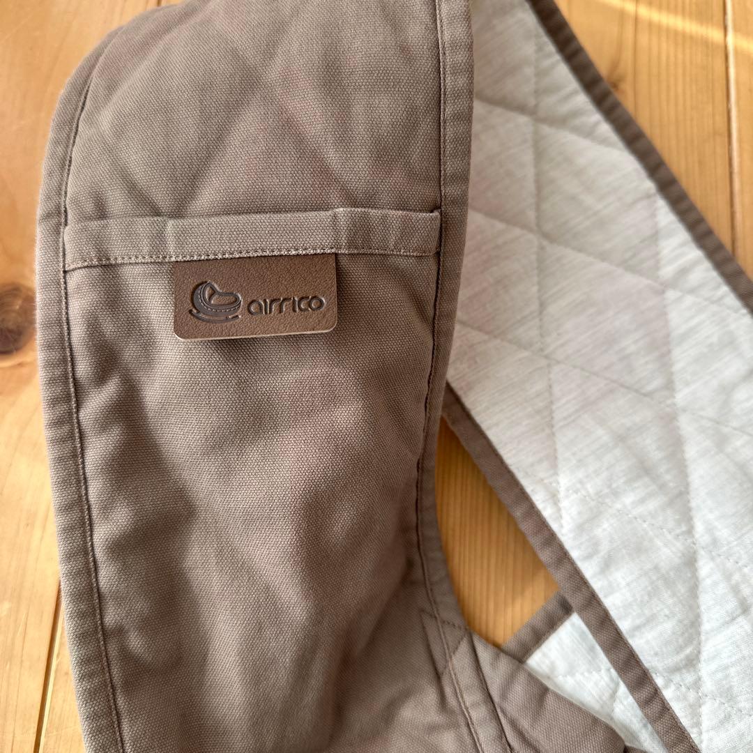 エアリコ プレミアム 抱っこ紐 スリング グレイッシュブラウン