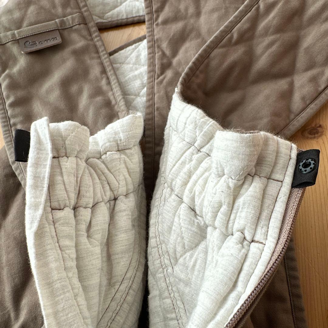 エアリコ プレミアム 抱っこ紐 スリング グレイッシュブラウン