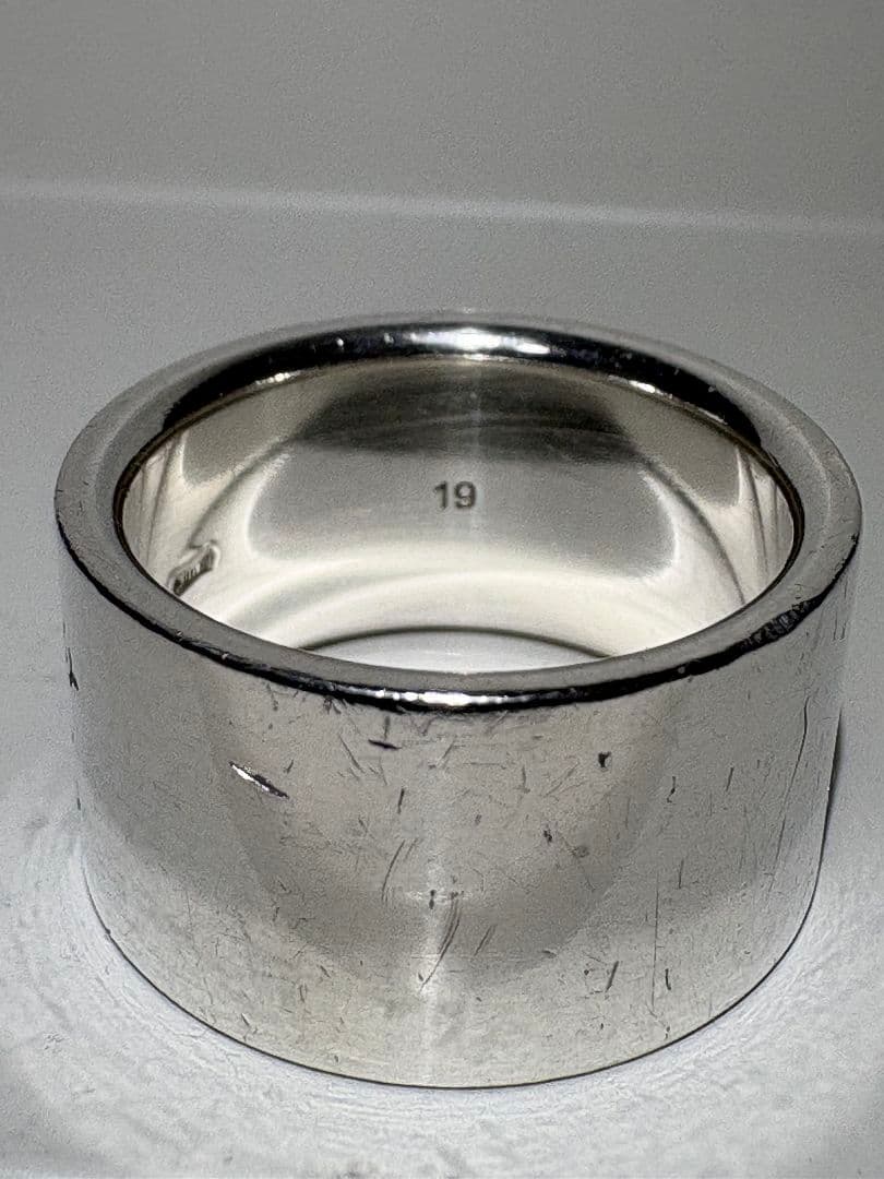 GUCCI ヴィンテージロゴリング 刻印サイズ19号【箱/ポーチ付】