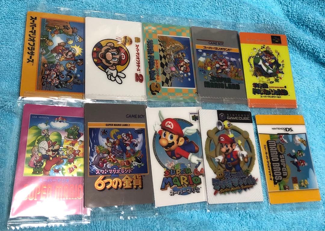 スーパーマリオブラザーズ ウエハース カード 22種コンプ