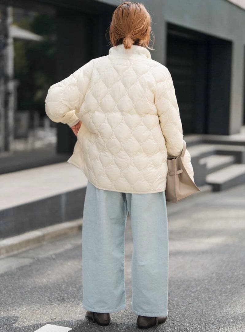 【未使用タグ付き】SpickandSpan◇TAION 別注キルティングブルゾン