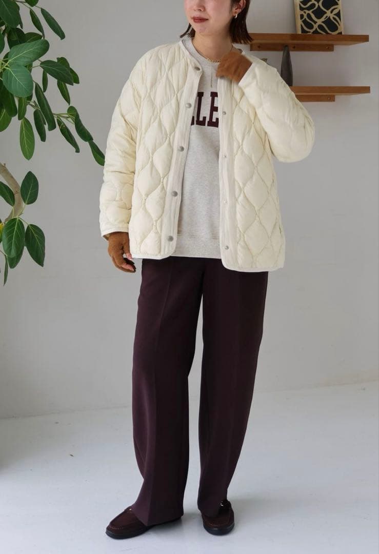 【未使用タグ付き】SpickandSpan◇TAION 別注キルティングブルゾン