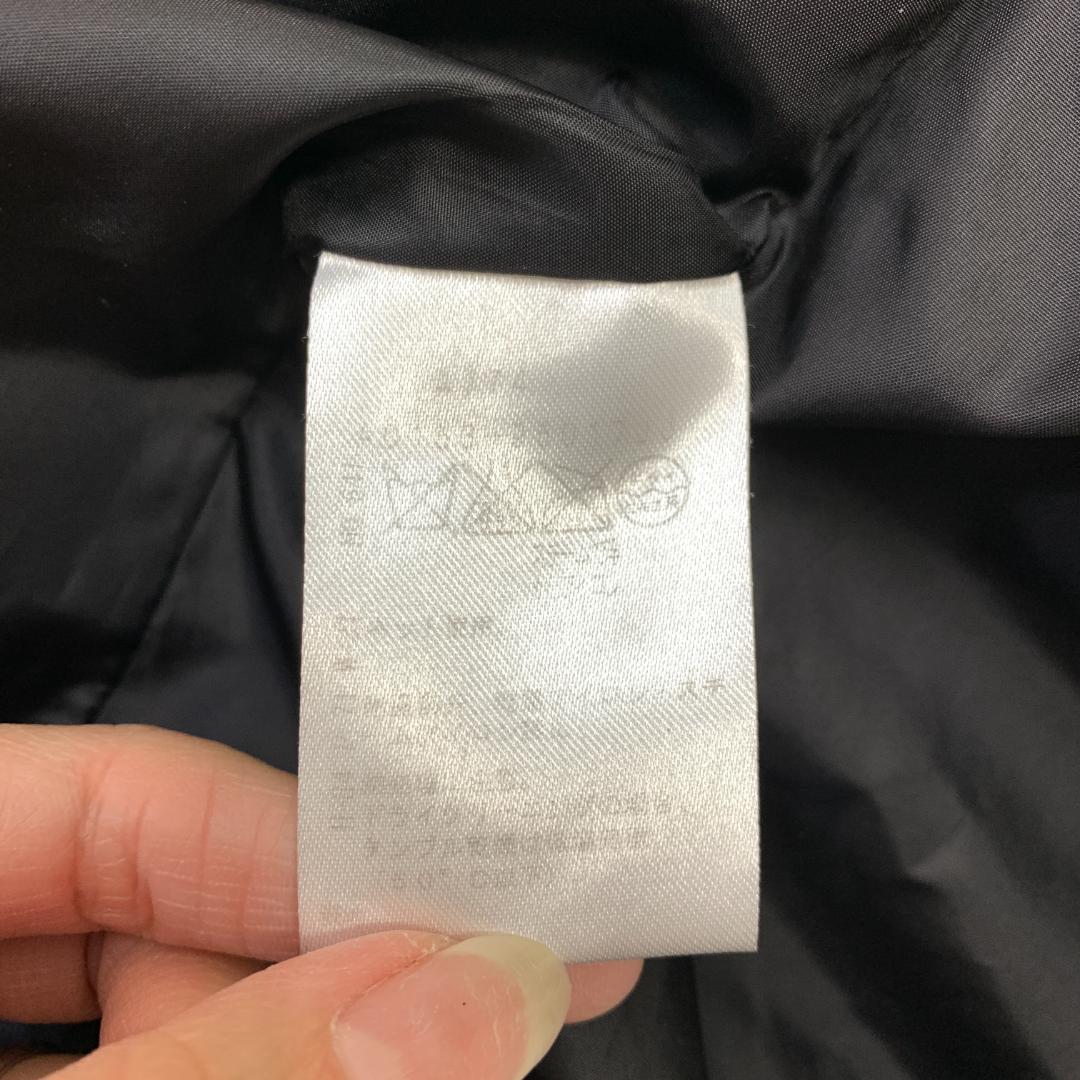 A7039 アンタイトル ダウンジャケット コート ロング ダッフル 紺 42