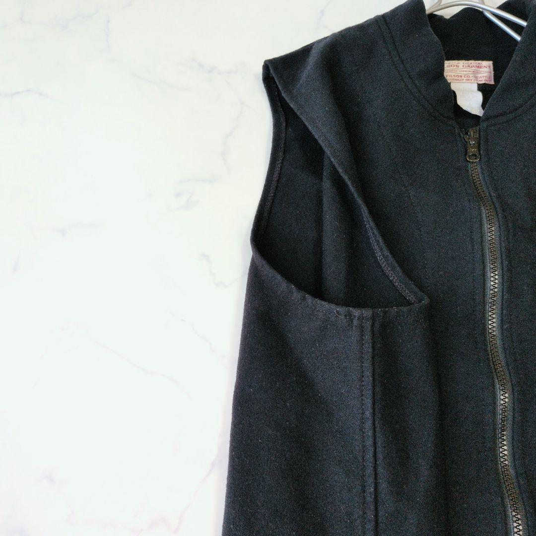 【希少】 FILSON フィルソン ベスト ウール USA製 ブラック L