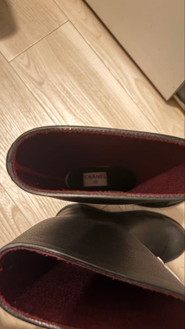 CHANEL ブラック ロングブーツ 35（EU）