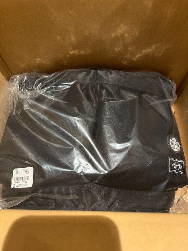 PORTER コーヒービーンシェイプ ２WAY ツールバッグ ブラック