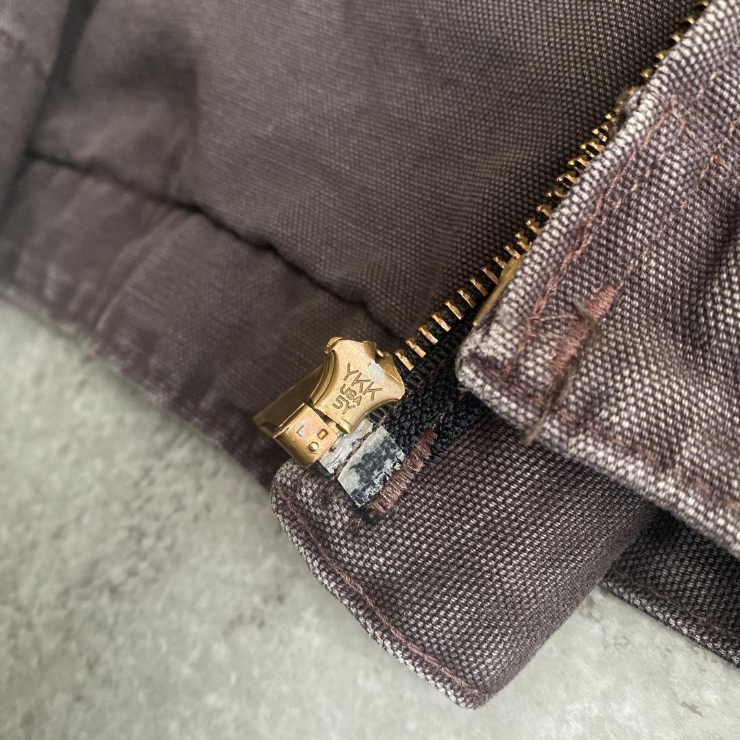 激レア90sカーハートJB0873デトロイトジャケットUSA製モカパープル