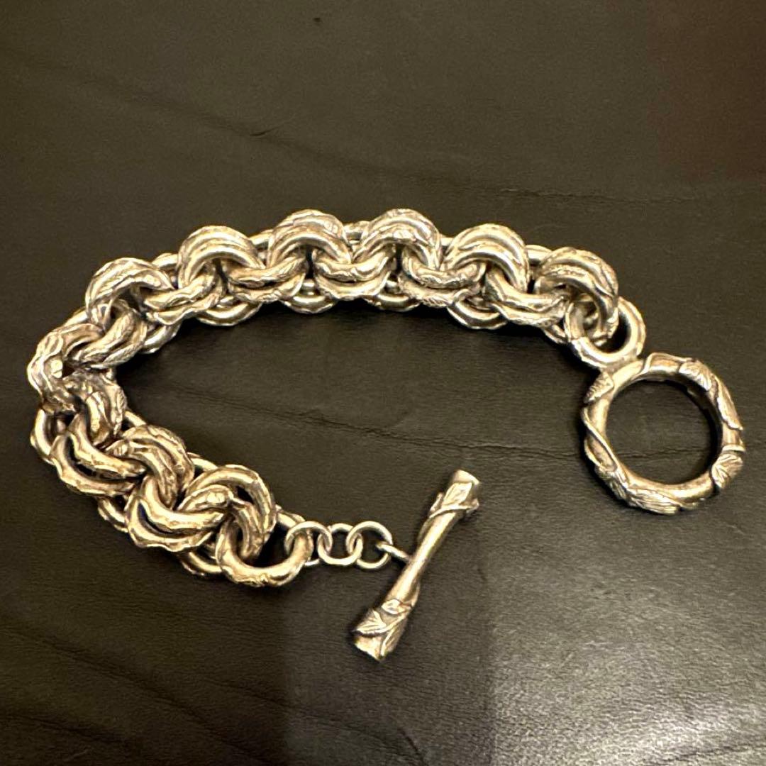 Ugo Cacciatori シルバーブレスレッド　ウーゴカッチャチャトーリ