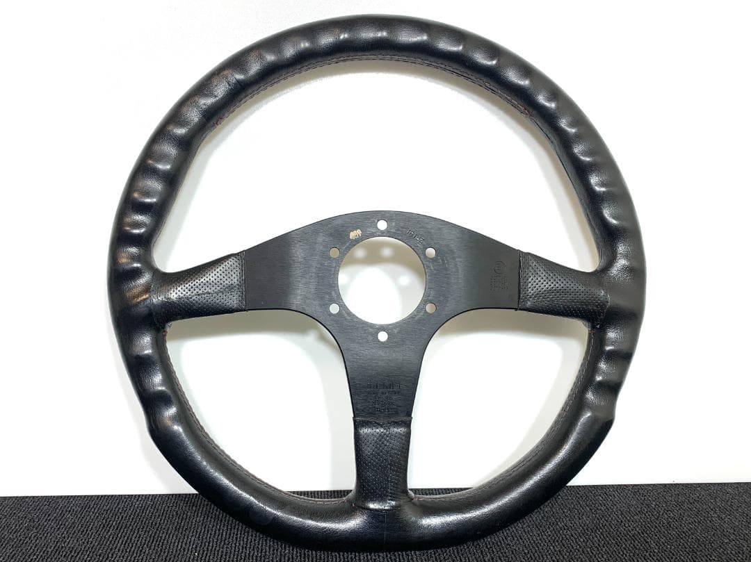 モモ スポーツ ステアリング 34パイ 当時物 92年製 ホーンボタン・ネジ付き